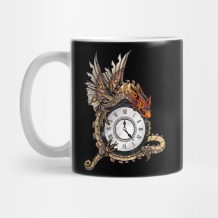 The Steam-Powered Dragon - Steampunk Fantasy Art Mug